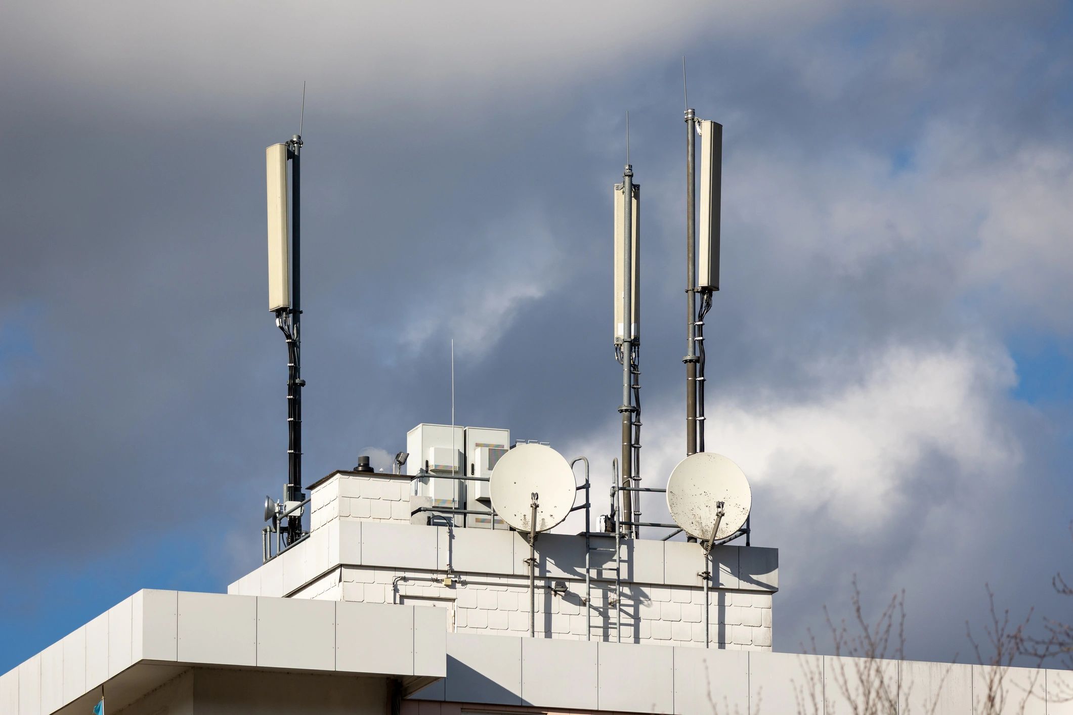 Network communications infrastructure symbolizing connected systems